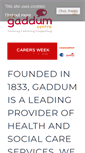 Mobile Screenshot of gaddumcentre.co.uk